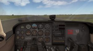 C172SP cockpit sans GPS