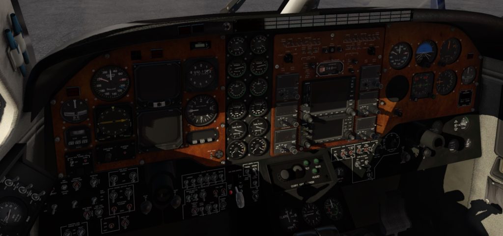 Beechcraft C90B intérieur